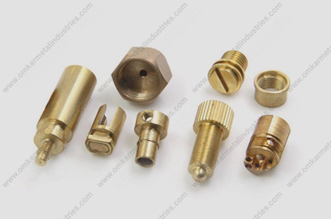 brass cnc turned components