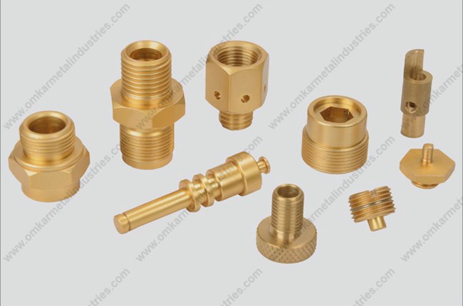 brass cnc turned components