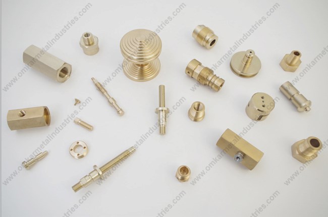 brass cnc turned components