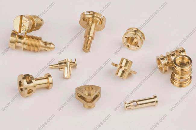 brass cnc turned components